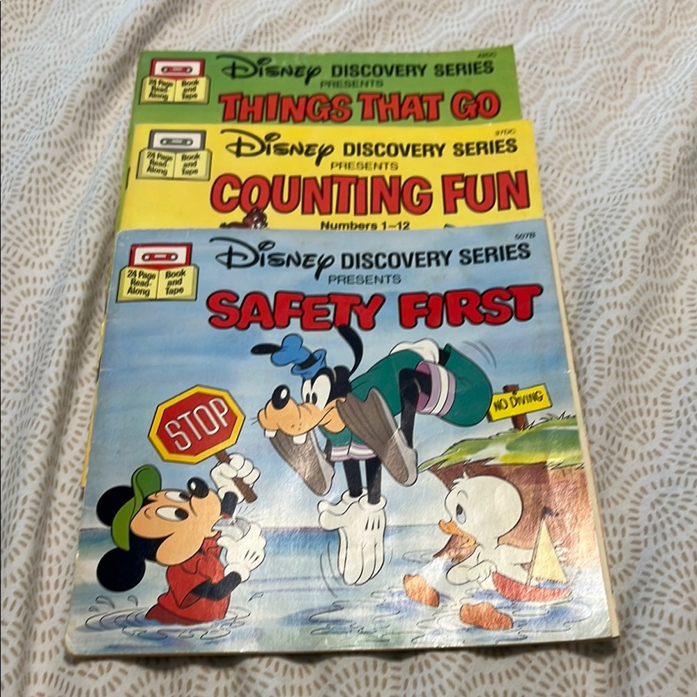 1985 Disney Discovery Series Books Set of 3